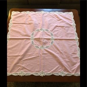 Vintage Tablecloth 36” x 36”